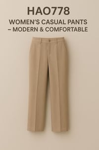 Image 1 of HAO778 Women’s Casual Pants – Modern & Comfortable