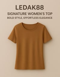 Image 5 of LEDAK88 Signature Women’s Top – Bold Style, Effortless Elegance