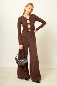 Image 2 of PANTALONE PALOMA MARGHERITA NOCE