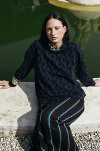 Image 1 of FELPA MELODIE CAVALLO SCURO