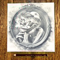 Image 1 of Duck Croc pencil sketch