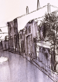 Image 2 of "7 o'clock shadow" - Original sketch 