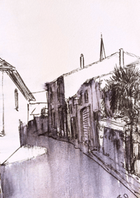 Image 3 of "7 o'clock shadow" - Original sketch 