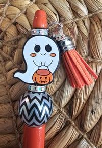 Image 2 of Cutie Ghost beaded pens 