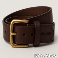 Image 3 of APIGACOR Unisex Leather Belt – Durable & Stylish Everyday Accessory