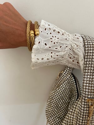 Bracelet jonc Vague