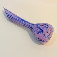 Image 5 of Vase soliflore  La Rochère vintage en verre soufflé – tons bleu et rose - 1960s 1970s