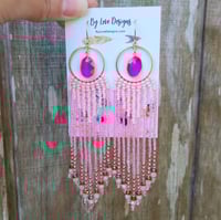 Image 4 of Sparkle Series Fringe Earrings