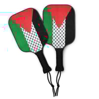 Image 3 of Pickleball Paddle set with Flag