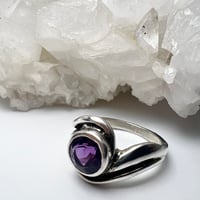 Image 5 of Dark Amethyst Sterling Silver Ring