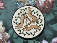 Image 1 of Three Hares 6" Embroidery Hoop