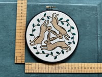 Image 4 of Three Hares 6" Embroidery Hoop