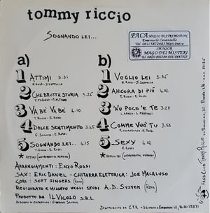 Tommy Riccio ‎– Sognando Lei...