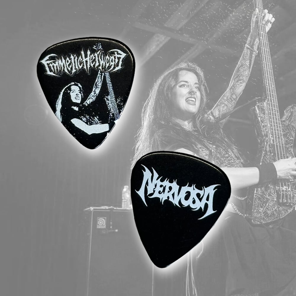 Image of Guitar Pick 'Nervosa'
