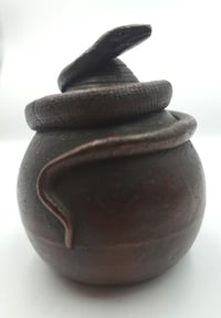 Image 5 of Japan, Edo era (1603–1868) - Snake and jewel okimono