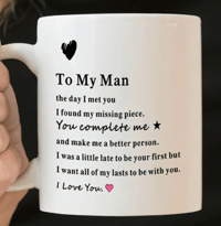 To My Man Mug