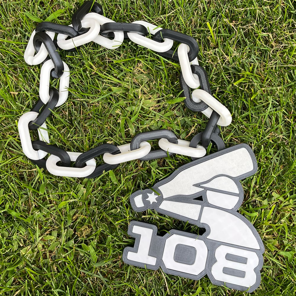 B&W Edition / OG 108 Fan Necklace