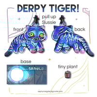Image 2 of Derpy Tiger Pull Up Standee