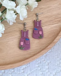 Image 4 of Cottagecore Dress Earrings | Grandmacore Jewelry