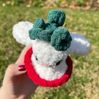 Image 4 of Crochet Bunny Pop Plush Fidget Toy 
