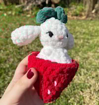 Image 5 of Crochet Bunny Pop Plush Fidget Toy 
