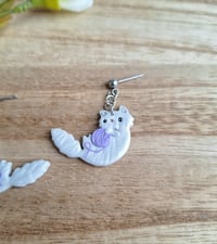 Image 6 of Yarn and Cat Earrings