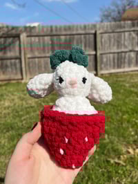 Image 6 of Crochet Bunny Pop Plush Fidget Toy 