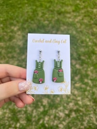 Image 7 of Cottagecore Dress Earrings | Grandmacore Jewelry