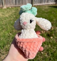 Image 7 of Crochet Bunny Pop Plush Fidget Toy 