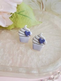Image 7 of Cute Cupcake Stud Earrings