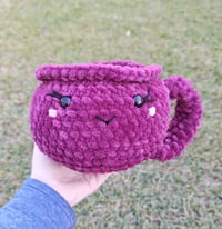 Image 7 of Kawaii Coffee Cup Crochet Plushie 