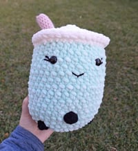 Image 7 of Jumbo Boba Tea Crochet Plush 
