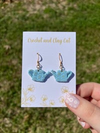 Image 7 of Floral Watering Can Earrings