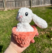 Image 8 of Crochet Bunny Pop Plush Fidget Toy 