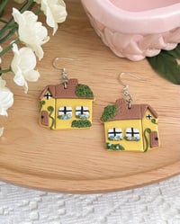Image 2 of Yellow Cottage Earrings