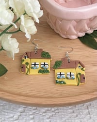 Image 3 of Yellow Cottage Earrings