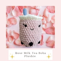 Image 10 of Jumbo Boba Tea Crochet Plush 