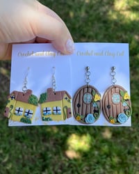 Image 4 of Yellow Cottage Earrings