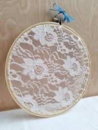 Image 3 of Embroidery Hoop Jewelry Holder | Earrings Organizer