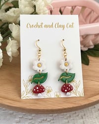 Image 4 of Cottagecore Charm Dangly Earrings