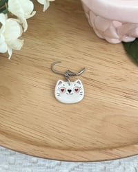Image 4 of Clay Cat Stitch Markers for Crocheting and Knitting 