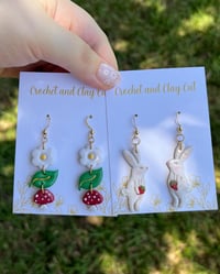 Image 5 of Cottagecore Charm Dangly Earrings