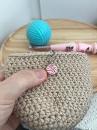 Image 2 of Yarn Ball Stitch Markers for Crocheting and Knitting