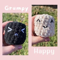 Image 3 of Crochet Marshmallow Stress Ball 