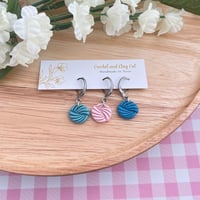Image 3 of Yarn Ball Stitch Markers for Crocheting and Knitting