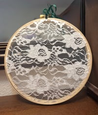 Image 9 of Embroidery Hoop Jewelry Holder | Earrings Organizer