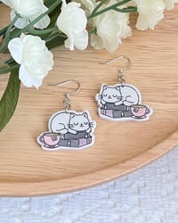 Image 4 of Cats and Books Earrings
