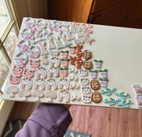 Image 5 of Flower Crown Cat Earrings