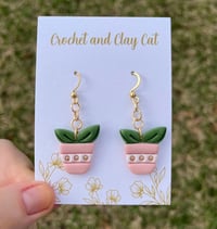 Image 7 of Pastel Potted Plant Earrings