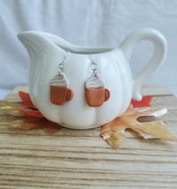 Image 6 of Pumpkin Spice Latte Earrings